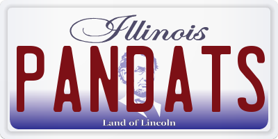 IL license plate PANDATS