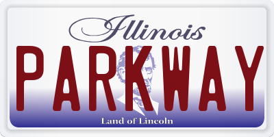 IL license plate PARKWAY