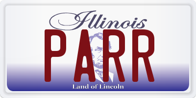 IL license plate PARR