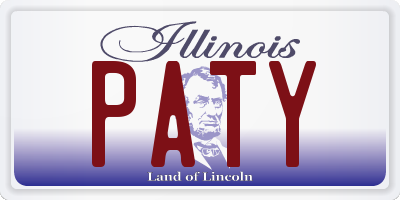 IL license plate PATY