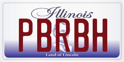 IL license plate PBRBH