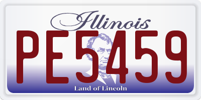 IL license plate PE5459