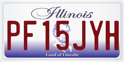 IL license plate PF15JYH