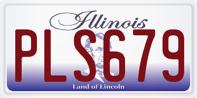 IL license plate PLS679