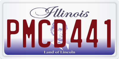 IL license plate PMCD441