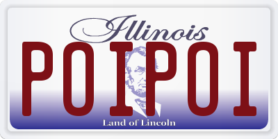 IL license plate POIPOI