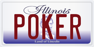 IL license plate POKER