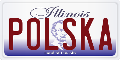 IL license plate POLSKA