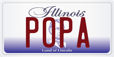 IL license plate POPA