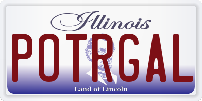 IL license plate POTRGAL