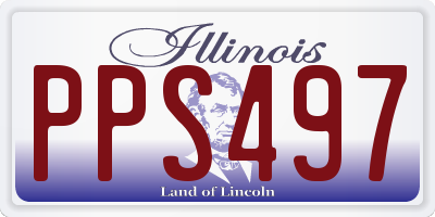 IL license plate PPS497