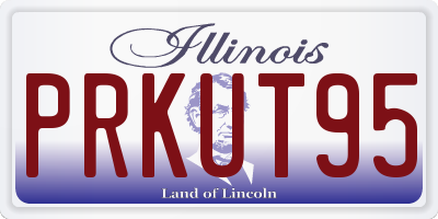 IL license plate PRKUT95