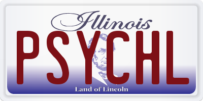 IL license plate PSYCHL