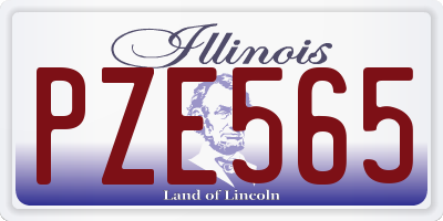 IL license plate PZE565