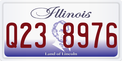 IL license plate Q238976