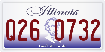 IL license plate Q260732