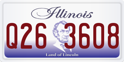 IL license plate Q263608