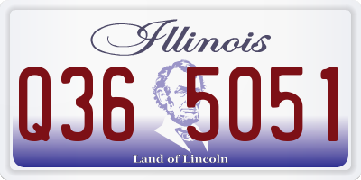 IL license plate Q365051