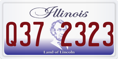 IL license plate Q372323