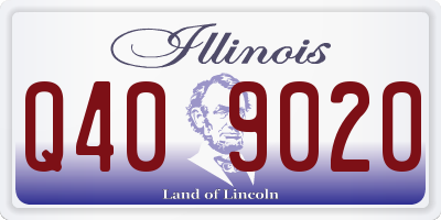 IL license plate Q409020