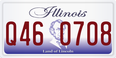 IL license plate Q460708