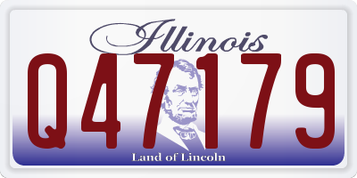IL license plate Q47179