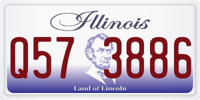 IL license plate Q573886