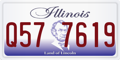 IL license plate Q577619