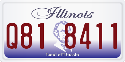 IL license plate Q818411