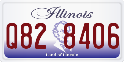 IL license plate Q828406