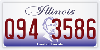 IL license plate Q943586