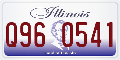 IL license plate Q960541