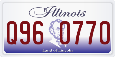 IL license plate Q960770