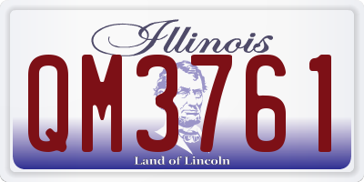 IL license plate QM3761