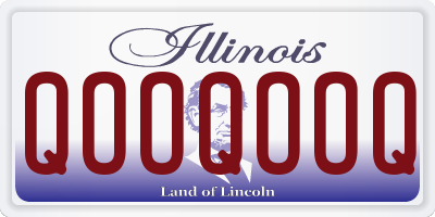 IL license plate QOOQOOQ