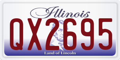 IL license plate QX2695