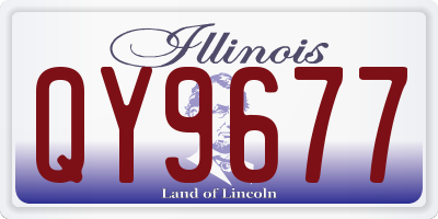 IL license plate QY9677