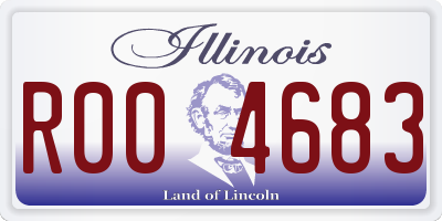 IL license plate R004683