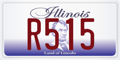 IL license plate R515