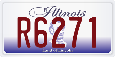 IL license plate R6271