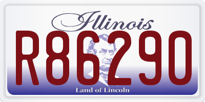 IL license plate R86290