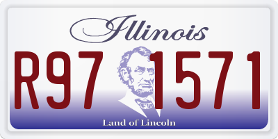 IL license plate R971571