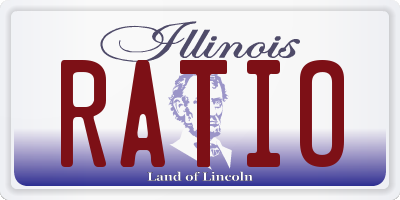 IL license plate RATIO