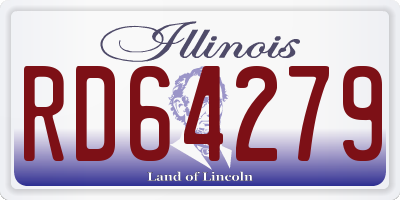 IL license plate RD64279
