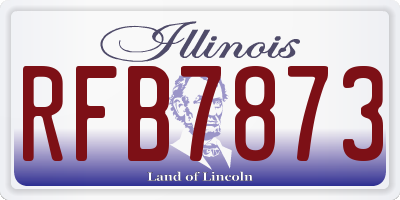IL license plate RFB7873
