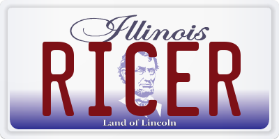 IL license plate RICER