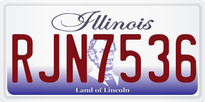 IL license plate RJN7536