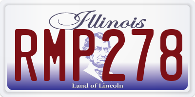 IL license plate RMP278