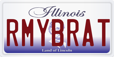 IL license plate RMYBRAT