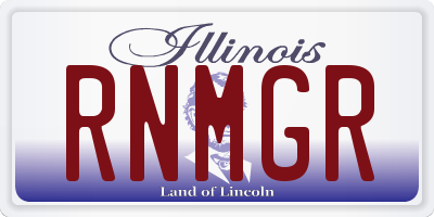 IL license plate RNMGR